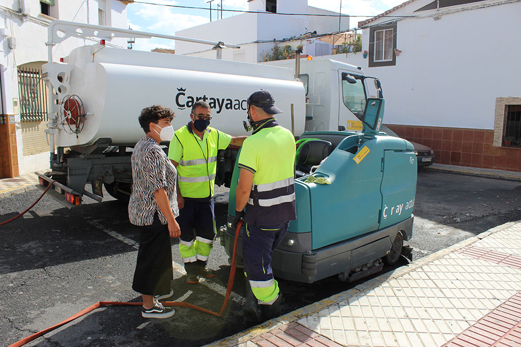 El Ayuntamiento pone en marcha la campaña ‘Que brille tu Cartaya’ para mejorar la limpieza viaria en calles y plazoletas